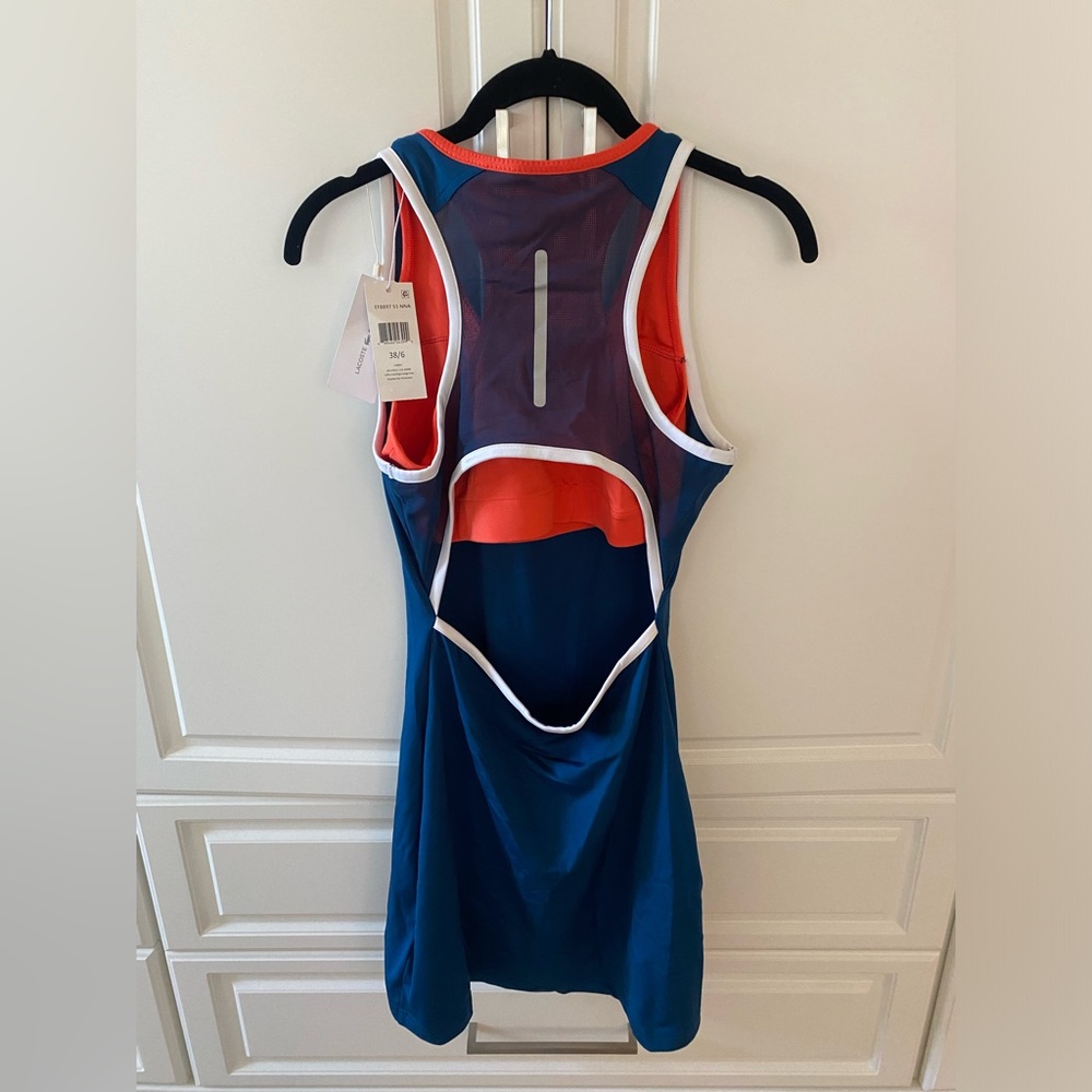 Lacoste sport tennis/Pickleball dress; new with tags size 38/6 - Picture 3 of 4